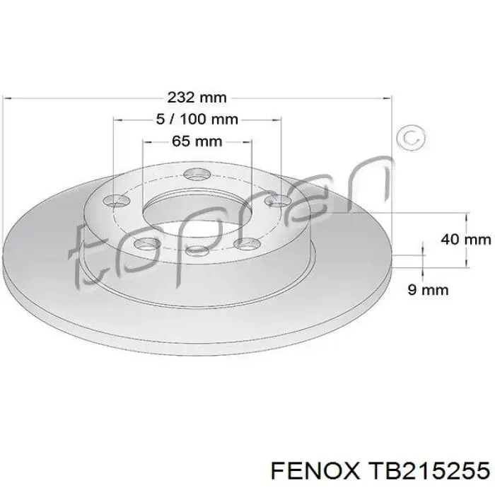 Задний тормозной диск VAG 1JO615601 цена, от 17.92 USD