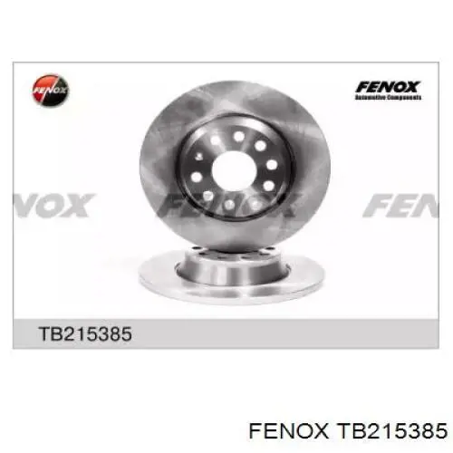 TB215385 Fenox диск тормозной задний