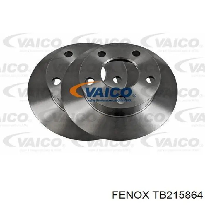 TB215864 Fenox диск тормозной задний