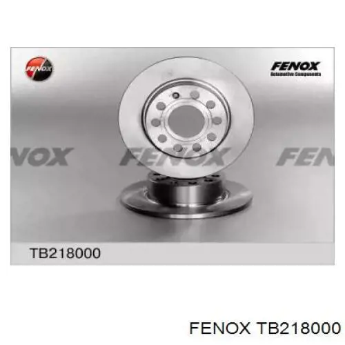 Тормозные диски TB218000 Fenox