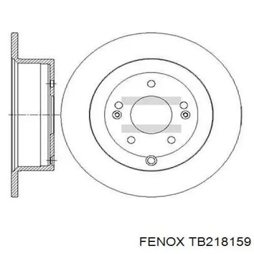 Задний дисковый тормоз ABE C40512ABEP