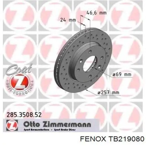 192502 Maxgear Диск тормозной передний