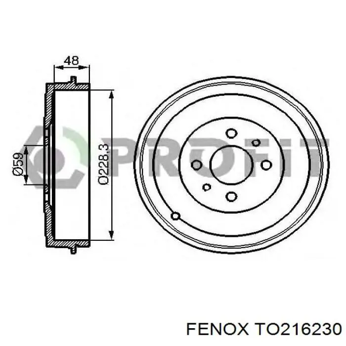 Барабан тормозной задний Bosch 986477088 цена, от 35.31 USD