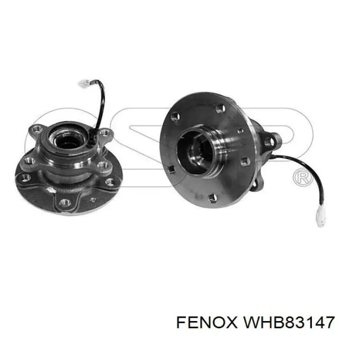 WHB83147 Fenox ступица задняя