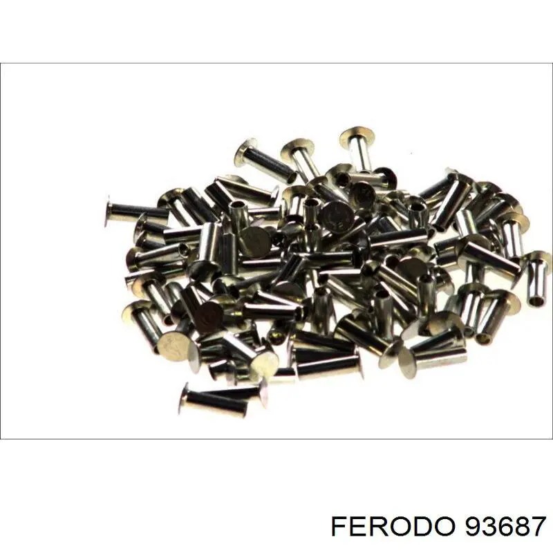 93687 Ferodo заклепка накладки барабанных колодок