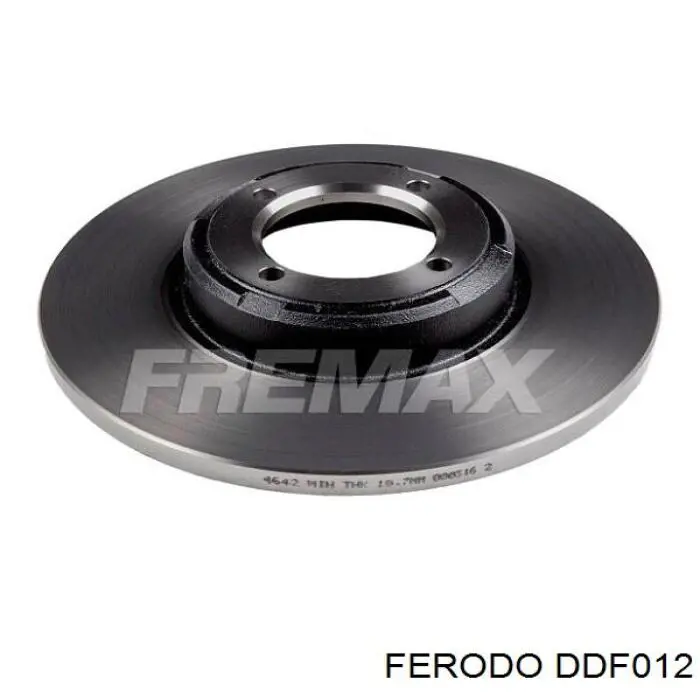 Freno de disco delantero DDF012 Ferodo