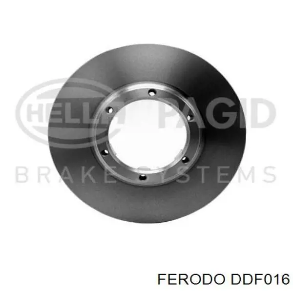 Freno de disco delantero DDF016 Ferodo