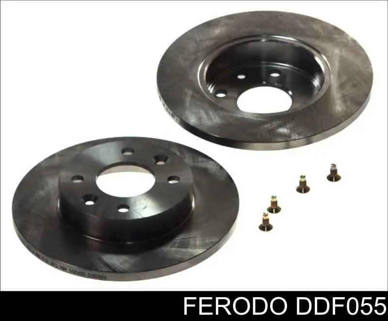 DDF055 Ferodo диск тормозной передний