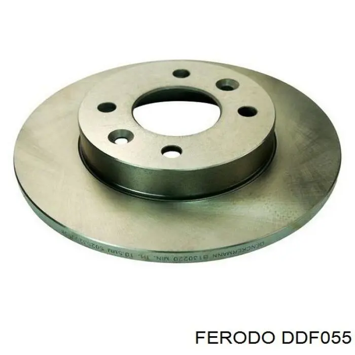 Передние тормозные диски DDF055 Ferodo