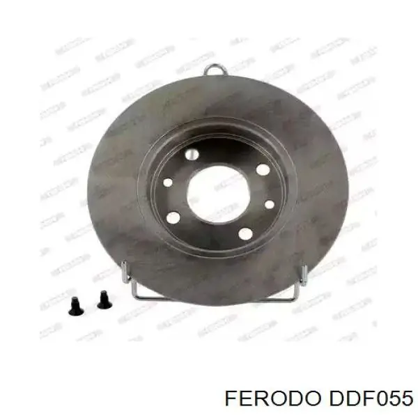 Freno de disco delantero DDF055 Ferodo