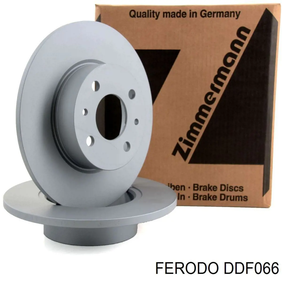 DDF066 Ferodo диск тормозной задний