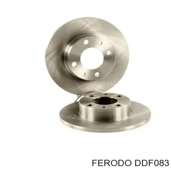 Freno de disco delantero DDF083 Ferodo