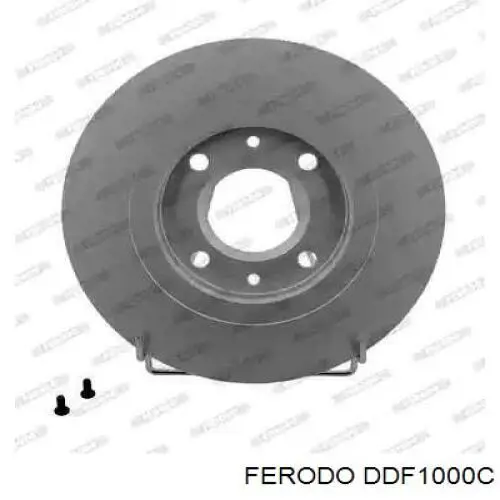 DDF1000C Ferodo диск тормозной передний