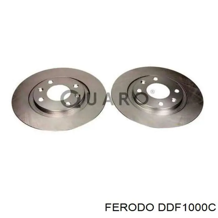 Freno de disco delantero DDF1000C Ferodo