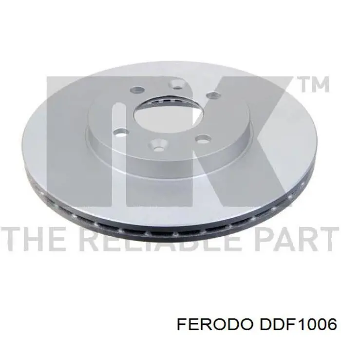 Передние тормозные диски DDF1006 Ferodo