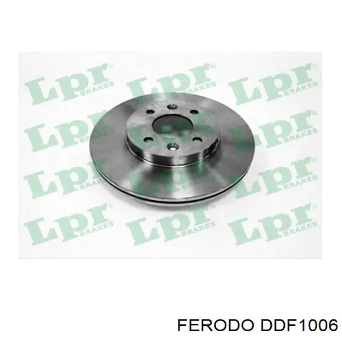 DDF1006 Ferodo диск тормозной передний