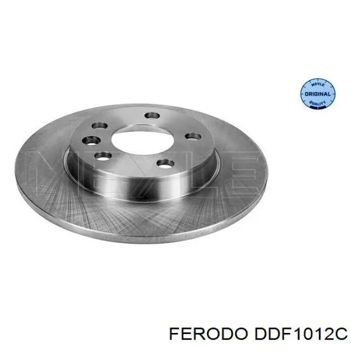 Disco de freno trasero DDF1012C Ferodo