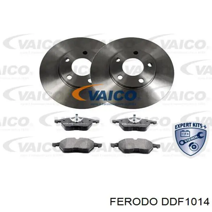 Передний тормозной диск Ferodo DDF1014
