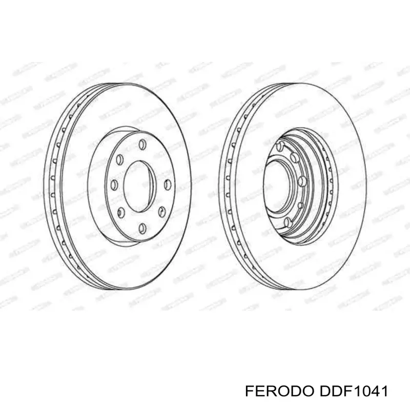Передний тормозной диск Ferodo DDF1041