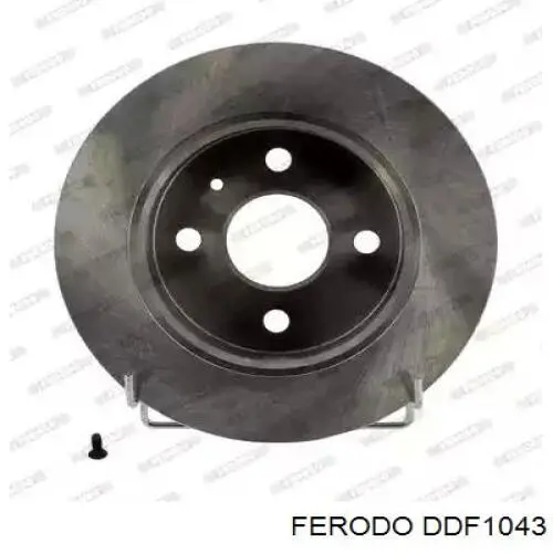 DDF1043 Ferodo диск тормозной задний