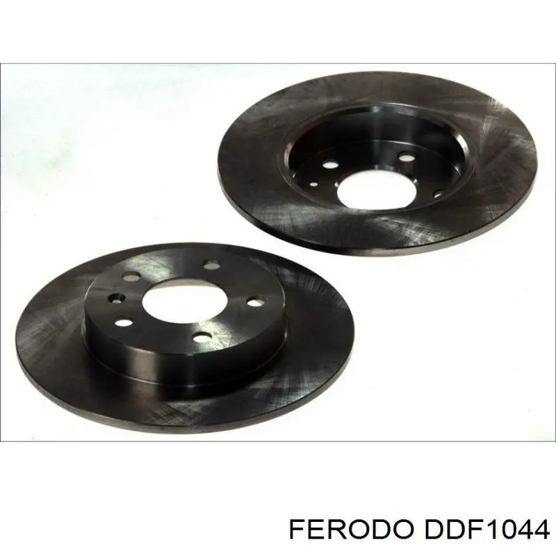 Disco de freno trasero DDF1044 Ferodo