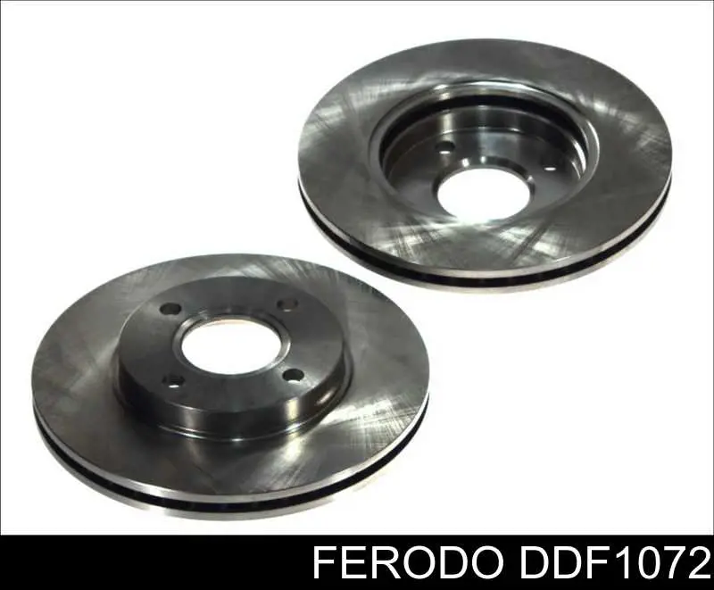 DDF1072 Ferodo диск тормозной передний