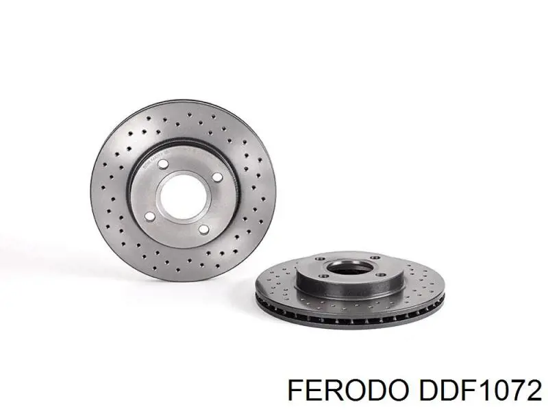 Передний тормозной диск Ferodo DDF1072