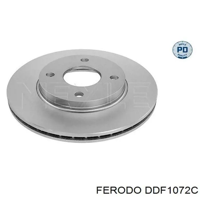 Передние тормозные диски DDF1072C Ferodo