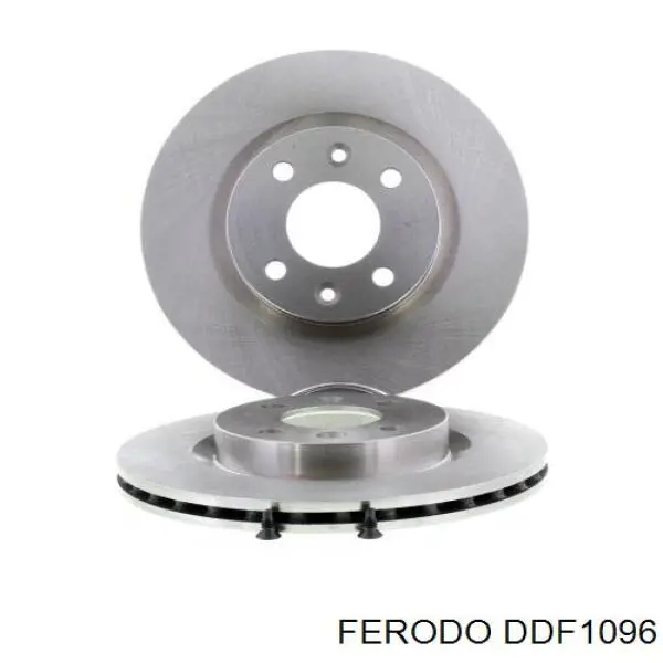Передние тормозные диски DDF1096 Ferodo