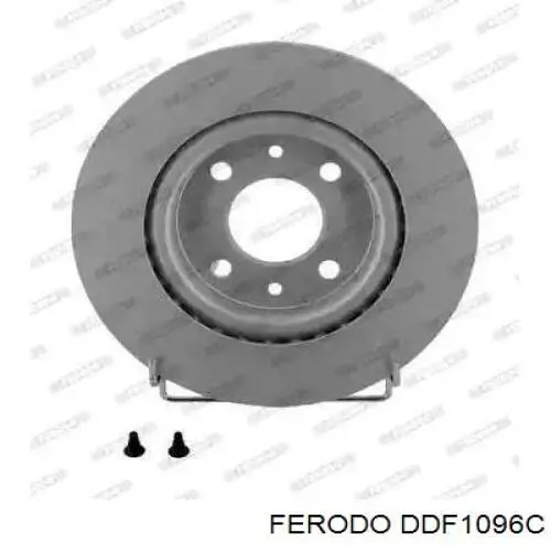 Передние тормозные диски DDF1096C Ferodo