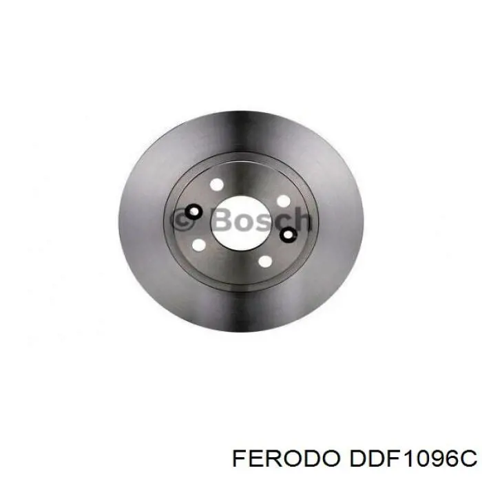 Freno de disco delantero DDF1096C Ferodo