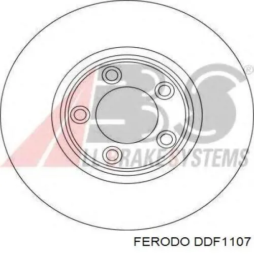 Передние тормозные диски DDF1107 Ferodo