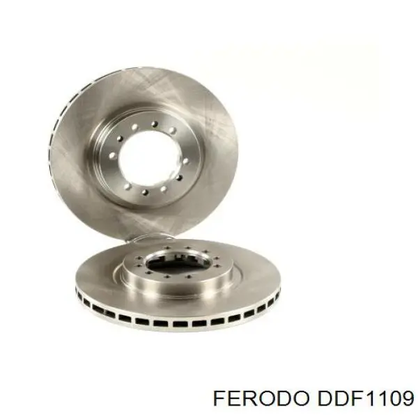 Передние тормозные диски DDF1109 Ferodo
