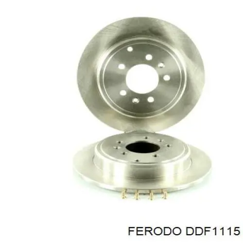 Disco de freno trasero DDF1115 Ferodo