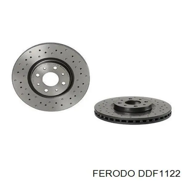 DDF1122 Ferodo Диск тормозной передний