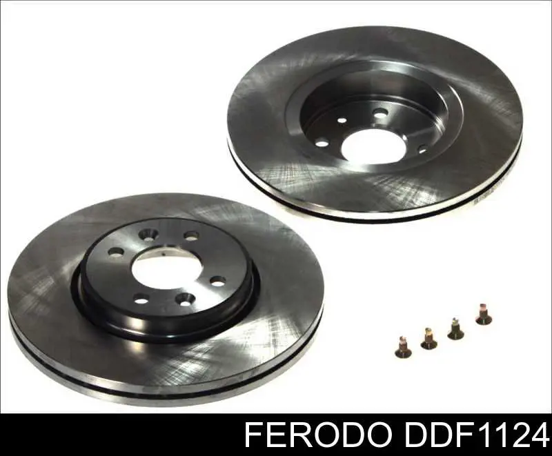 DDF1124 Ferodo диск тормозной передний