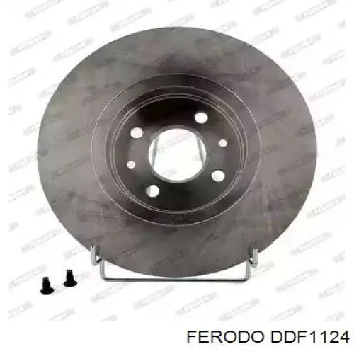 Freno de disco delantero DDF1124 Ferodo
