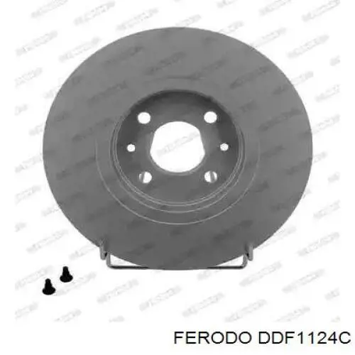 Передние тормозные диски DDF1124C Ferodo