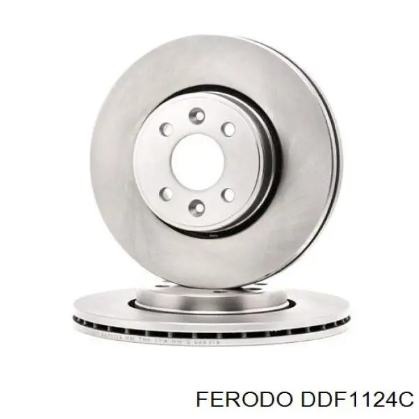 Передний тормозной диск Ferodo DDF1124C