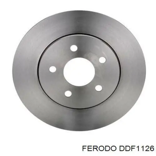 Disco de freno trasero DDF1126 Ferodo