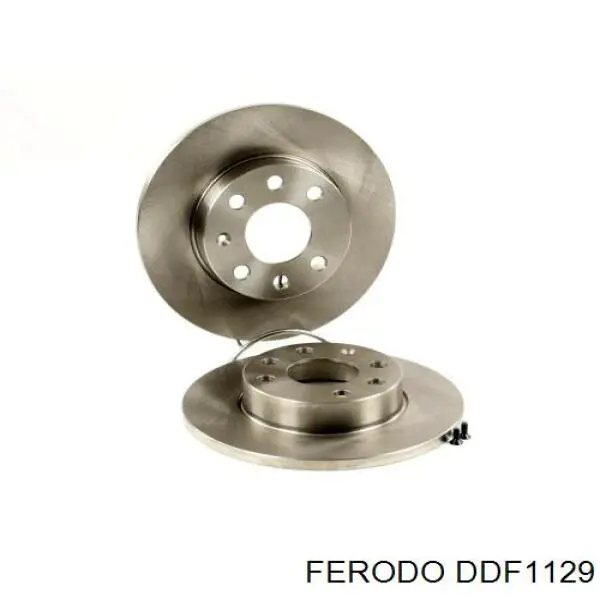 Freno de disco delantero DDF1129 Ferodo