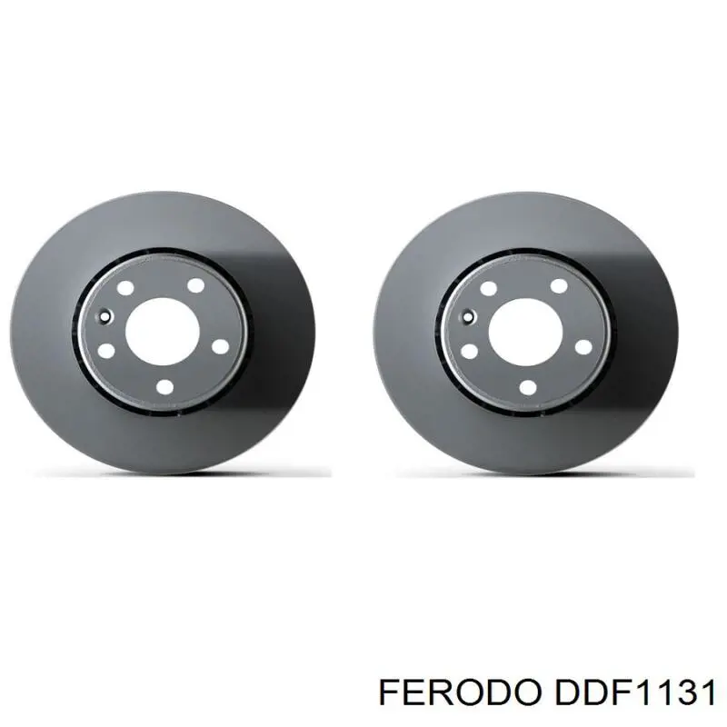 Freno de disco delantero DDF1131 Ferodo