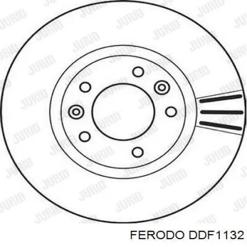 Передний тормозной диск Ferodo DDF1132