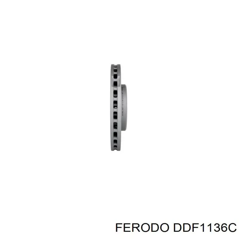Купить DDF1136C Ferodo Ротор тормозной