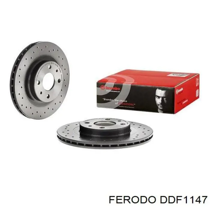 Тормоз дисковый передний Ferodo DDF1147 цена, от 28.49 USD