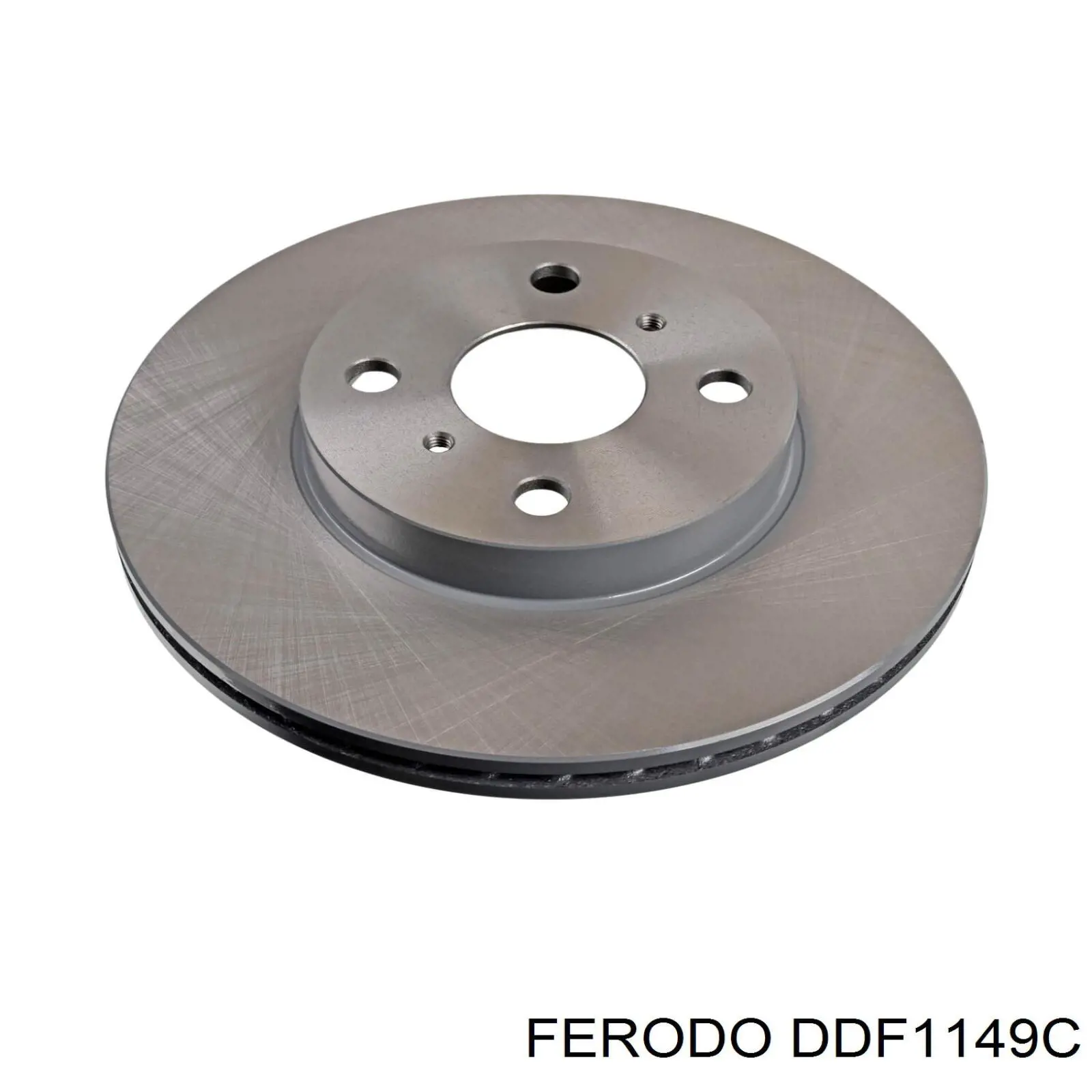 Freno de disco delantero DDF1149C Ferodo