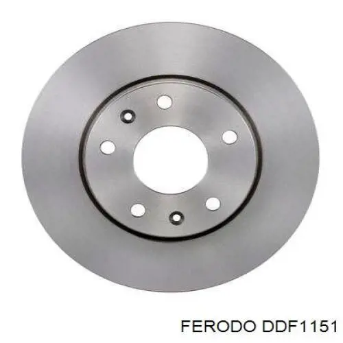 Передние тормозные диски DDF1151 Ferodo
