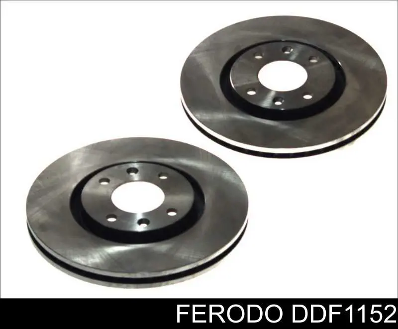 DDF1152 Ferodo диск тормозной передний