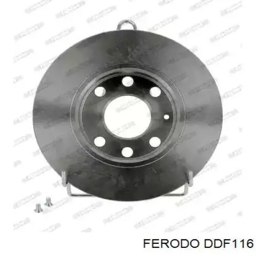 DDF116 Ferodo диск тормозной передний