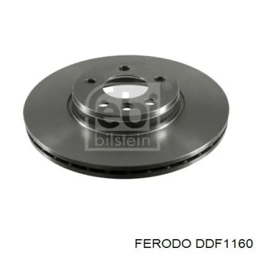 Freno de disco delantero DDF1160 Ferodo